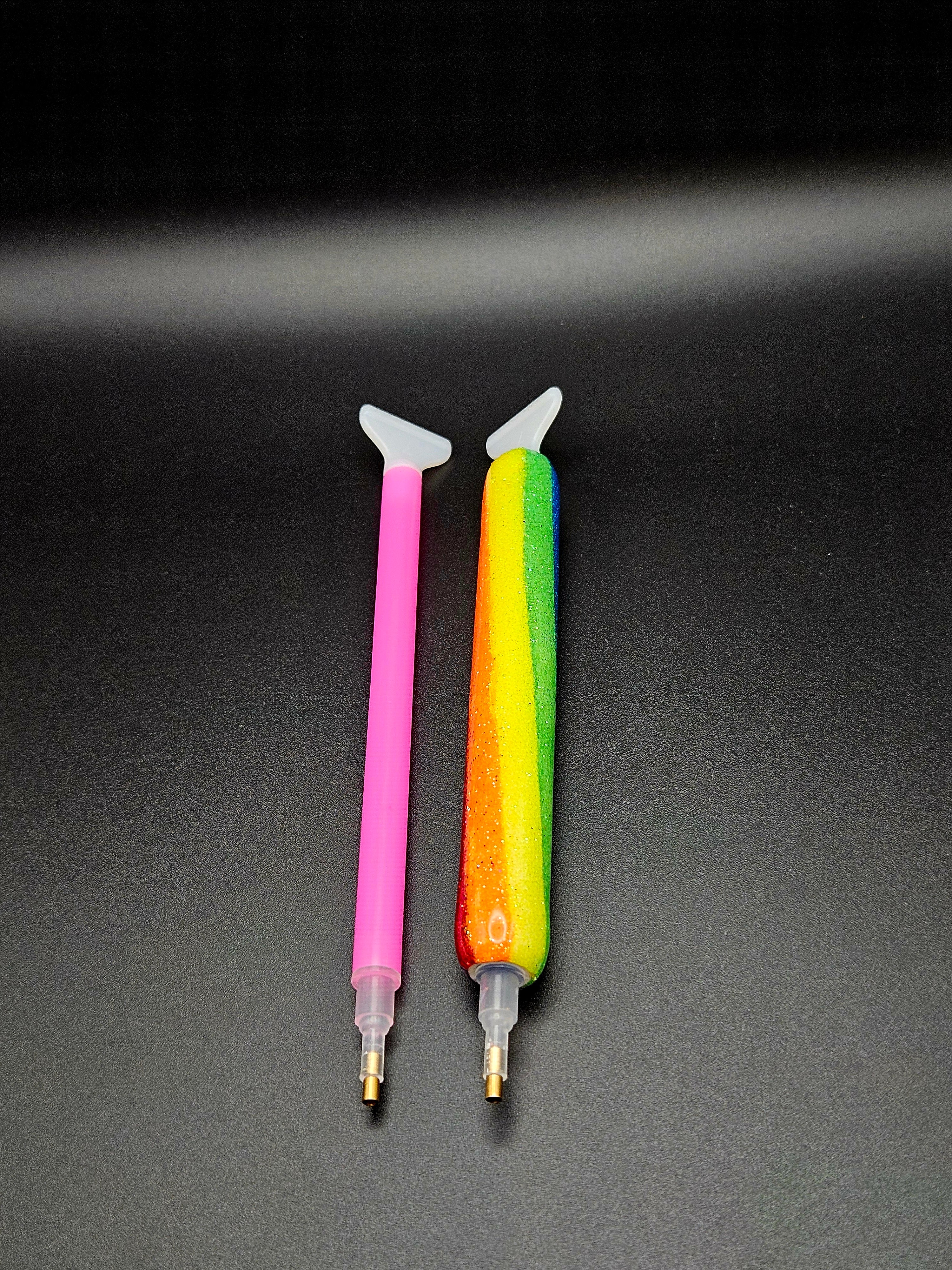 Rainbow wood diamond cheapest painting pen