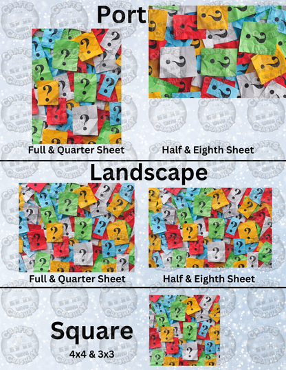 "Mystery Notes" Decorative Diamond Painting Release Papers