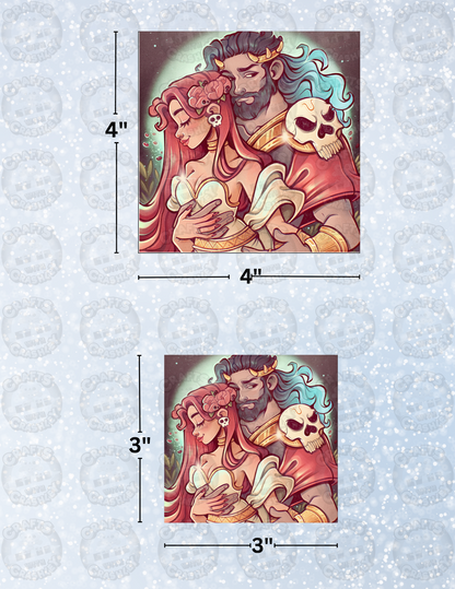 "Hades & Persephone" by ©Mrs Butter D Decorative Diamond Painting Release Papers