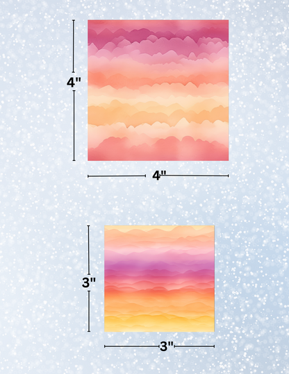 "Sunsets of Summer" Decorative Diamond Painting Release Paper