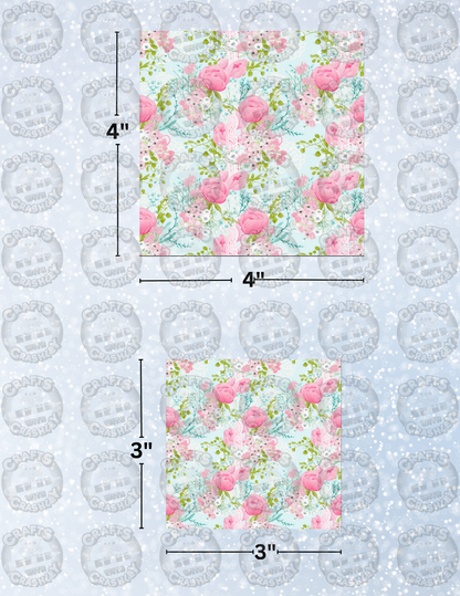 "Spring Flowers" Decorative Diamond Painting Release Paper