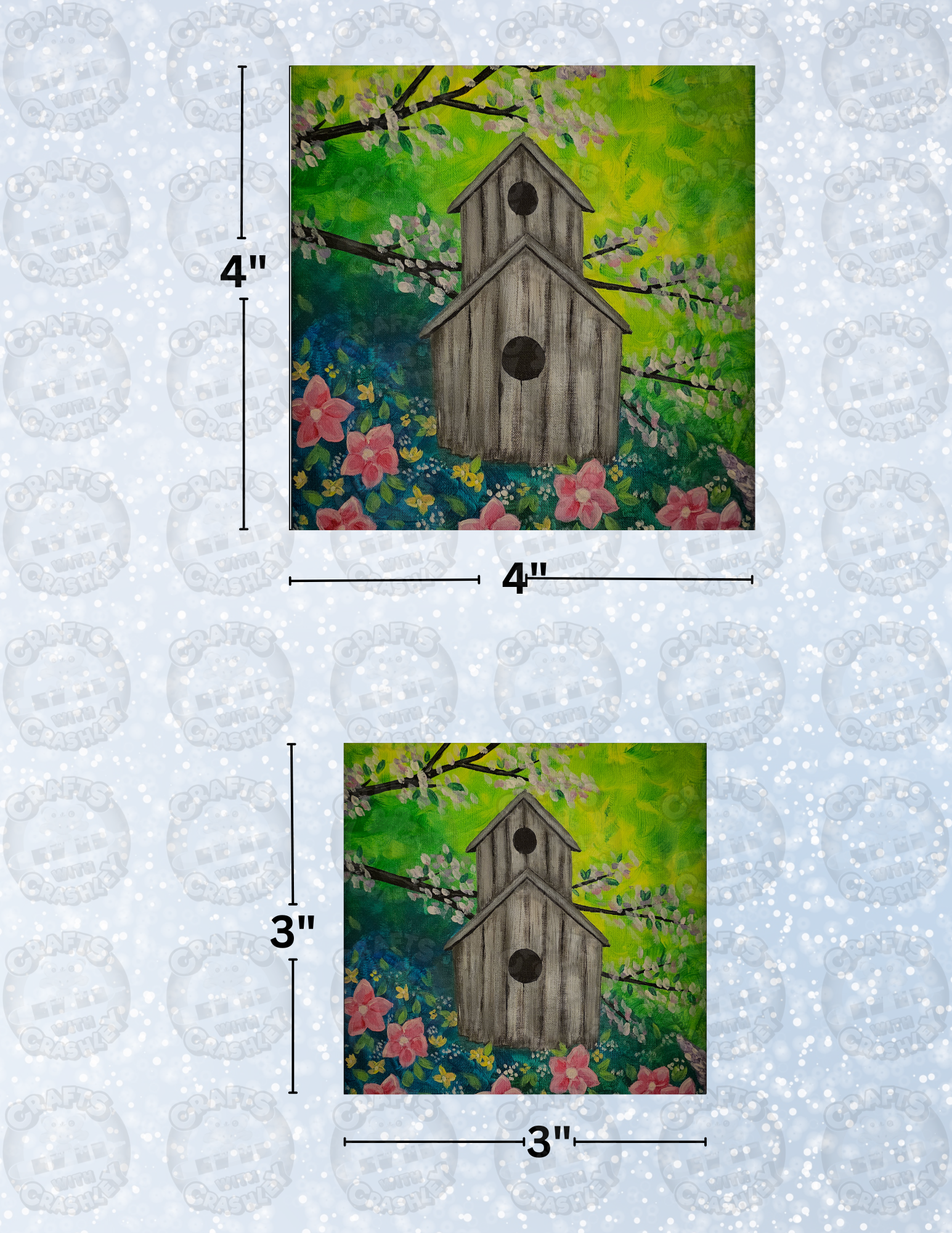 "Birdhouse" by Kaleena Kollmeier Decorative Diamond Painting Release Papers