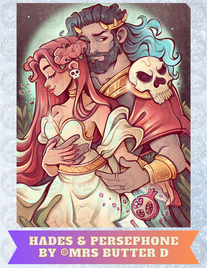 "Hades & Persephone" by ©Mrs Butter D Decorative Diamond Painting Release Papers