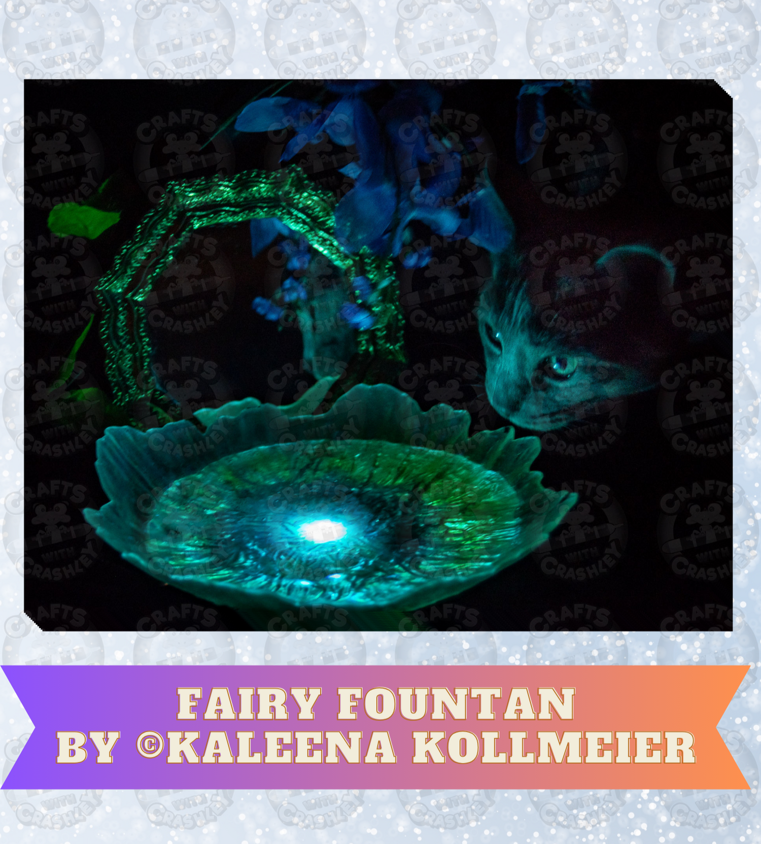 "Fairy Fountain" by Kaleena Kollmeier Decorative Diamond Painting Release Papers