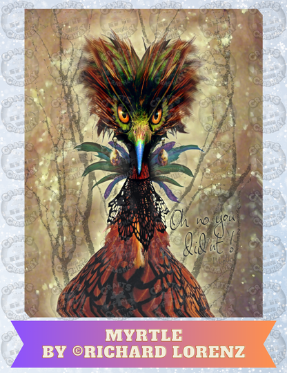 "Myrtle" by ©Richard Lorenz Decorative Diamond Painting Release Papers