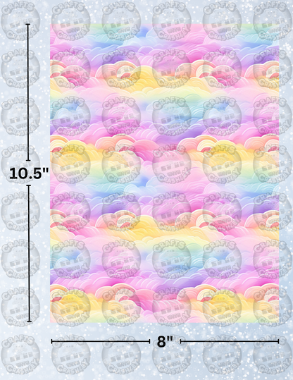 "Pastel Clouds" Decorative Diamond Painting Release Papers