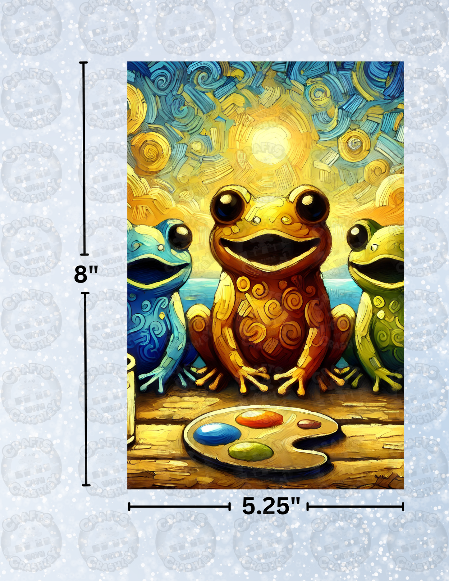 "Froggy Art" Decorative Diamond Painting Release Papers