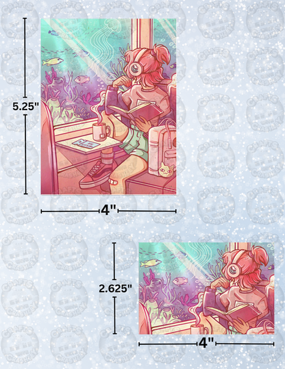 "Underwater Train" by ©Mrs Butter D Decorative Diamond Painting Release Papers