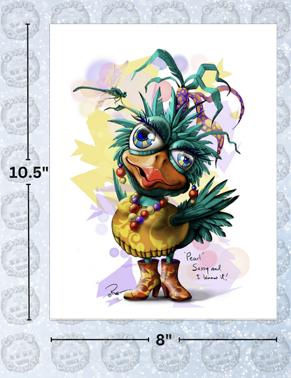 "Pearl" by ©Richard Lorenz Decorative Diamond Painting Release Papers