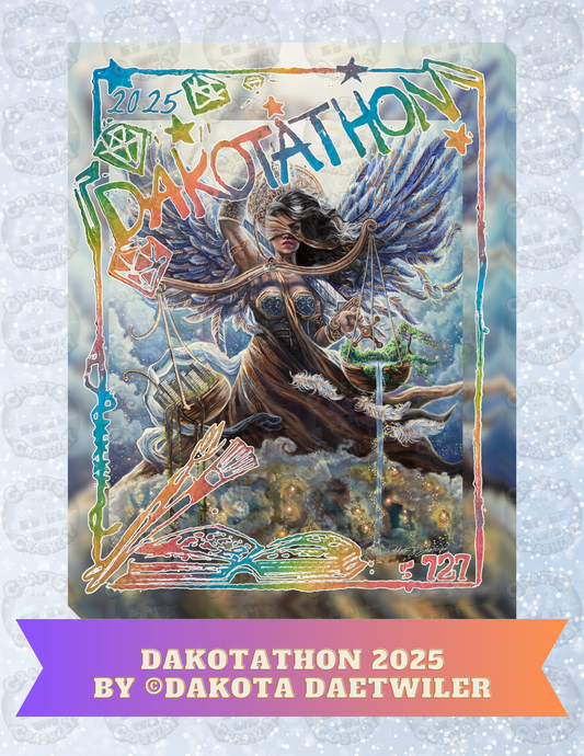 "Dakotathon 2025" by ©Dakota Daetwiler Decorative Diamond Painting Release Papers