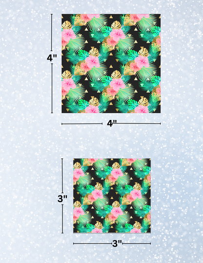 "Flamingo Summer" Decorative Diamond Painting Release Paper