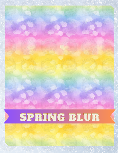"Spring Blur" Decorative Diamond Painting Release Papers