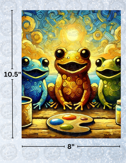 "Froggy Art" Decorative Diamond Painting Release Papers