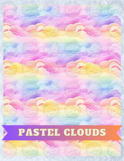 "Pastel Clouds" Decorative Diamond Painting Release Papers