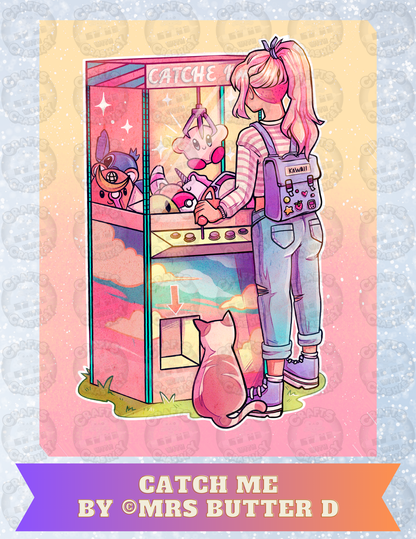 "Catch Me" by ©Mrs Butter D Decorative Diamond Painting Release Papers