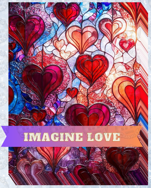 "Imagine Love" Decorative Diamond Painting Release Papers