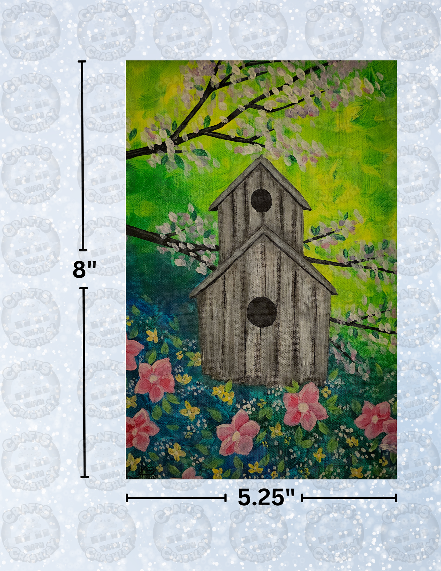 "Birdhouse" by Kaleena Kollmeier Decorative Diamond Painting Release Papers