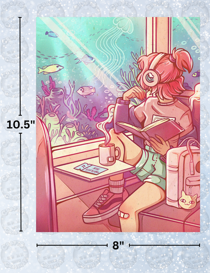 "Underwater Train" by ©Mrs Butter D Decorative Diamond Painting Release Papers