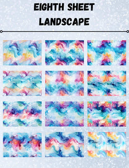 "Swirly Swirl" Decorative Diamond Painting Release Paper