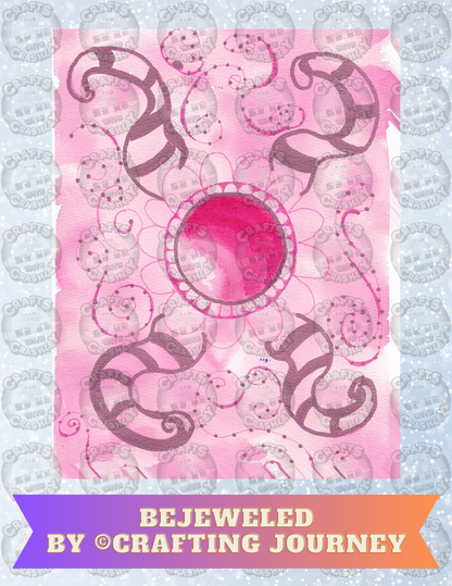 "Bejeweled" By Crafting Journey Decorative Diamond Painting Release Papers