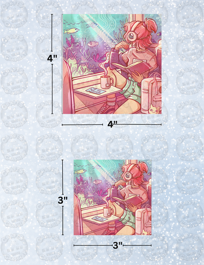 "Underwater Train" by ©Mrs Butter D Decorative Diamond Painting Release Papers