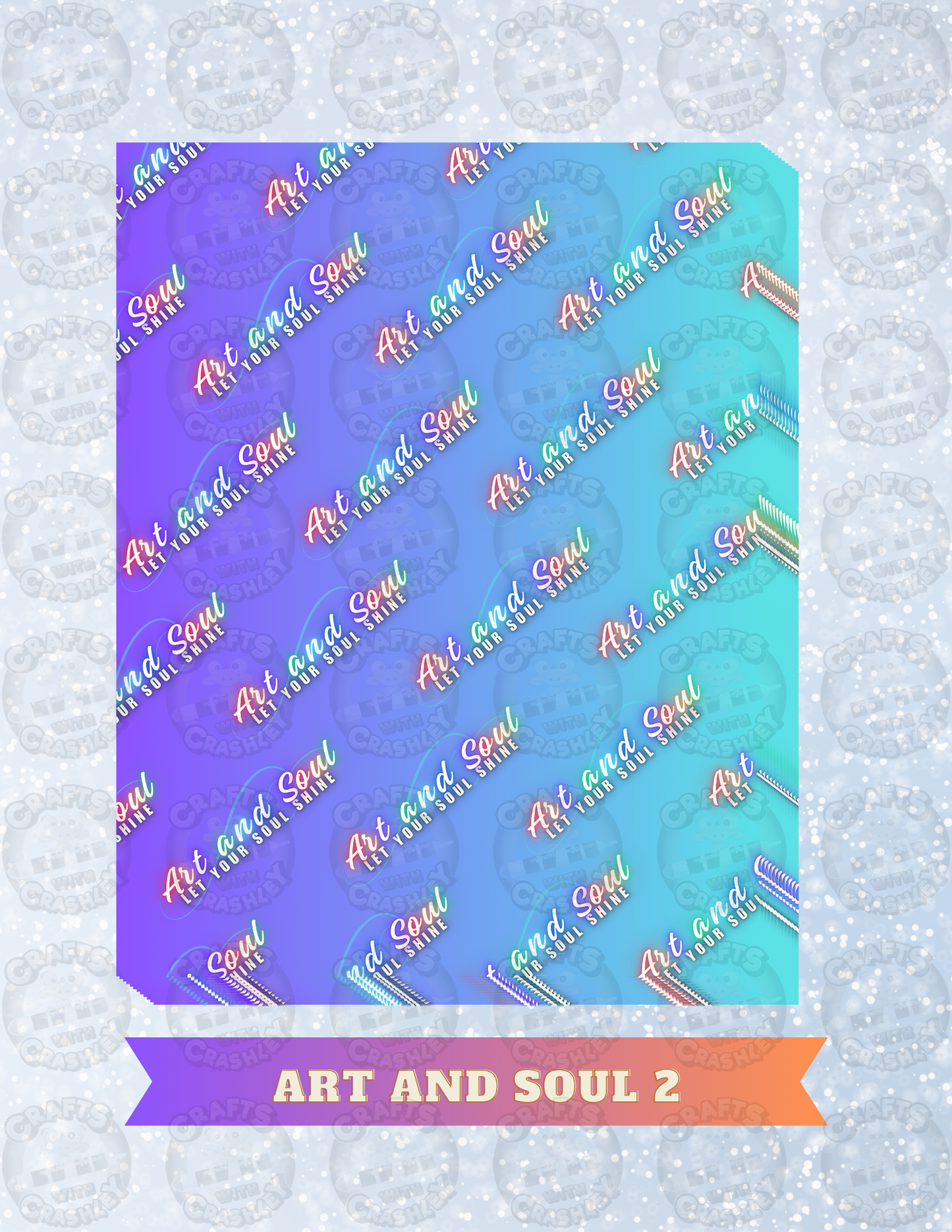 "Art and Soul 1" Decorative Diamond Painting Release Papers (Copy)