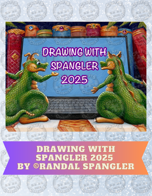 "Drawing with Spangler 2025" By ©Randal Spangler Decorative Diamond Painting Release Papers