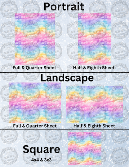 "Pastel Brush Strokes" Decorative Diamond Painting Release Papers