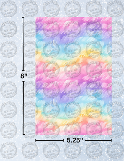 "Pastel Brush Strokes" Decorative Diamond Painting Release Papers