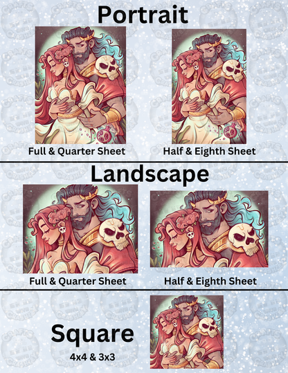 "Hades & Persephone" by ©Mrs Butter D Decorative Diamond Painting Release Papers