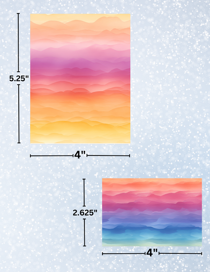 "Sunsets of Summer" Decorative Diamond Painting Release Paper