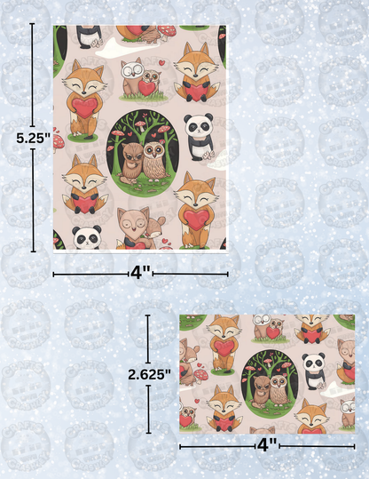 "Woodland Love" Decorative Diamond Painting Release Papers