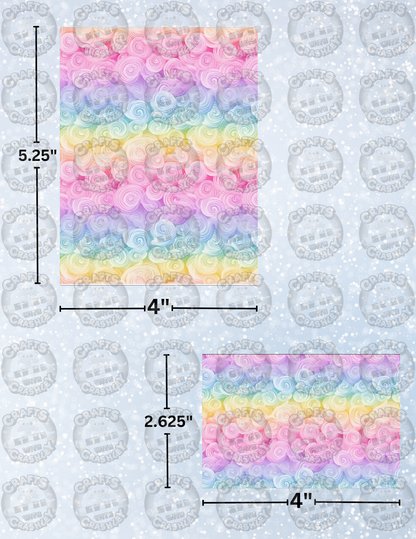 "Pastel Swirls" Decorative Diamond Painting Release Papers