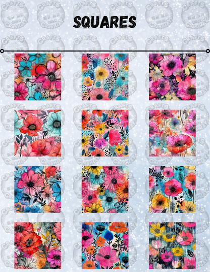 "Flower Art" Decorative Diamond Painting Release Paper