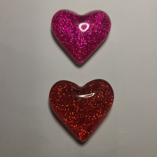 Dome Glitter Heart Coverminder