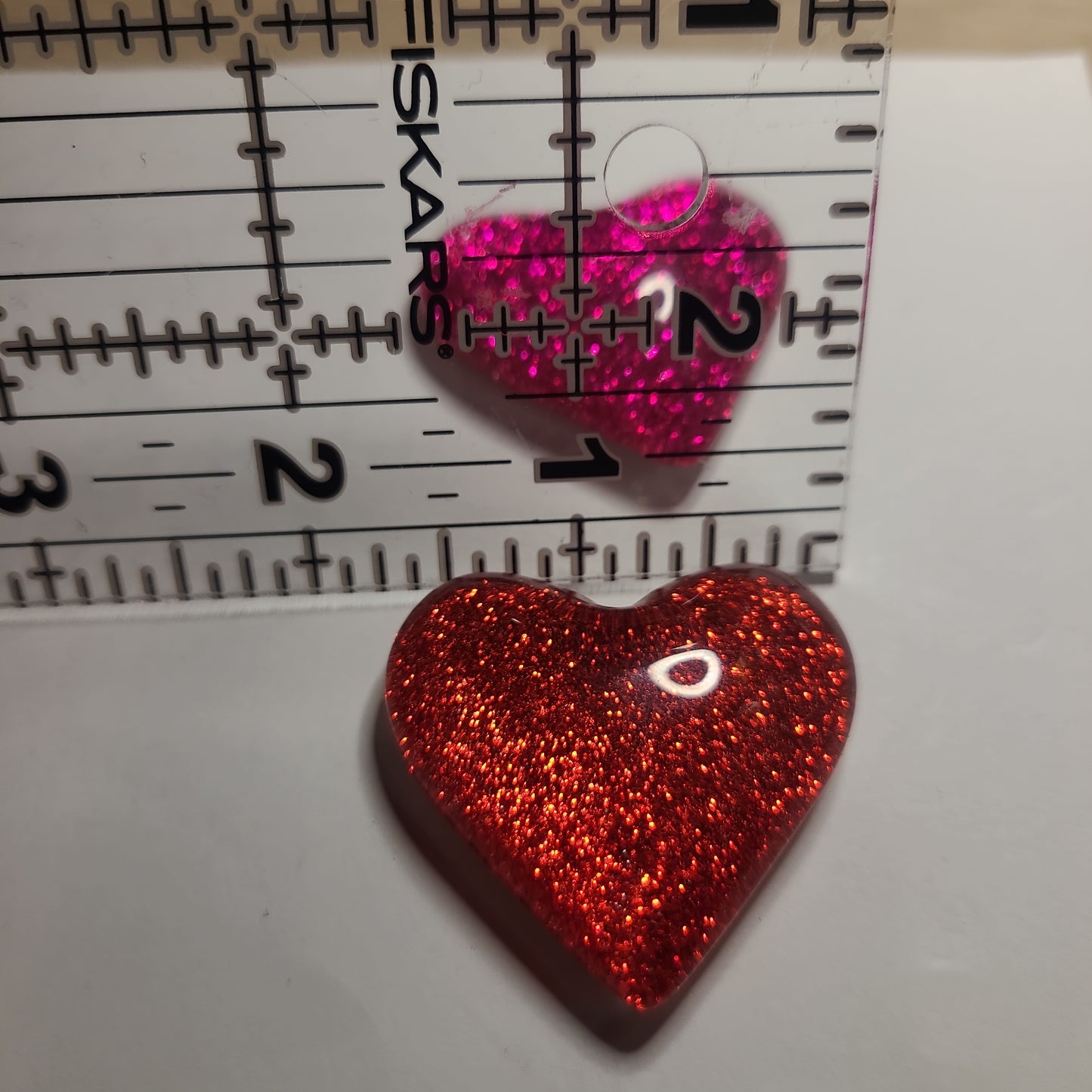 Dome Glitter Heart Coverminder