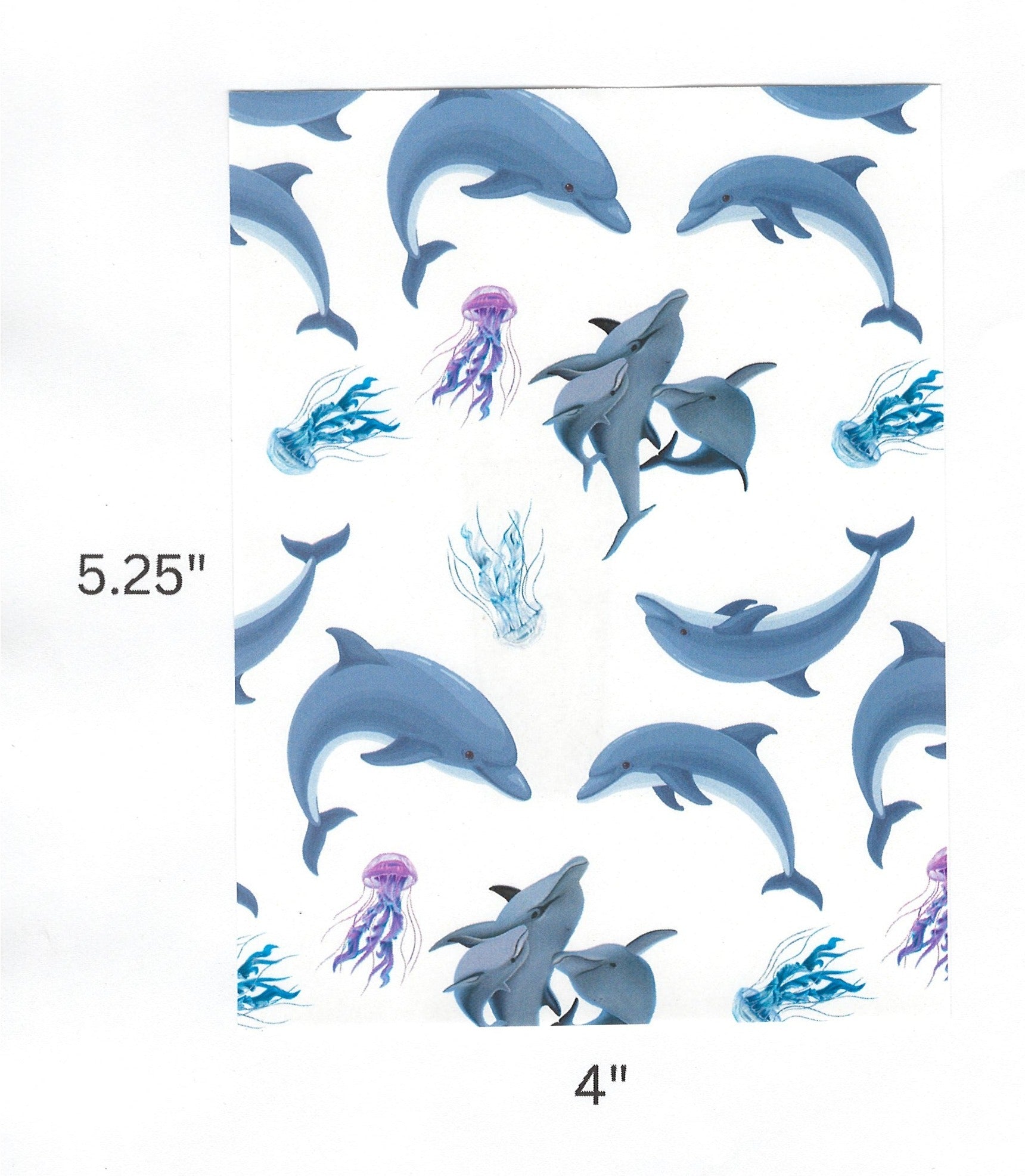 Dolphins & Jellyfish Decorative Diamond Painting Release Papers – Crafts  With Crashley