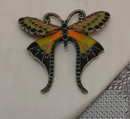 Beautiful Rhinestone Butterfly Coverminder