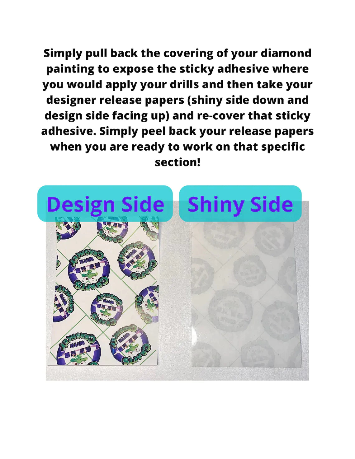 CUSTOM*** Decorative Diamond Painting Release Papers – Crafts With Crashley