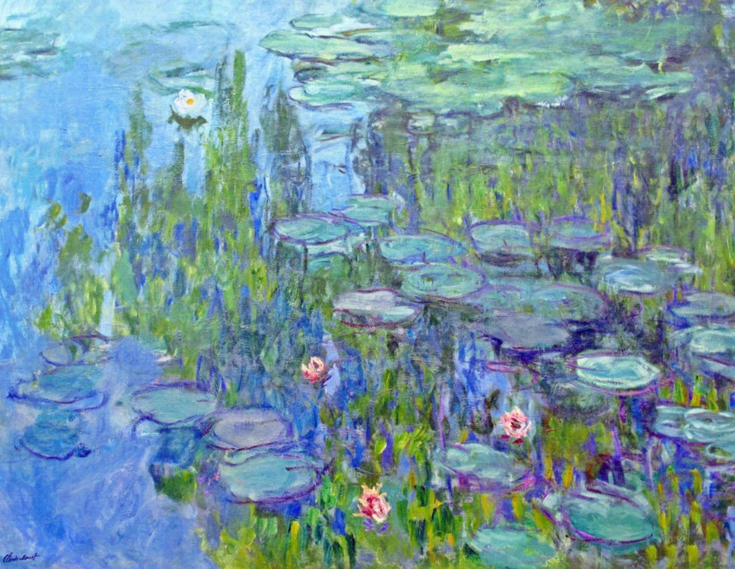 "Monet Water Lilies" Decorative Diamond Painting Release Papers