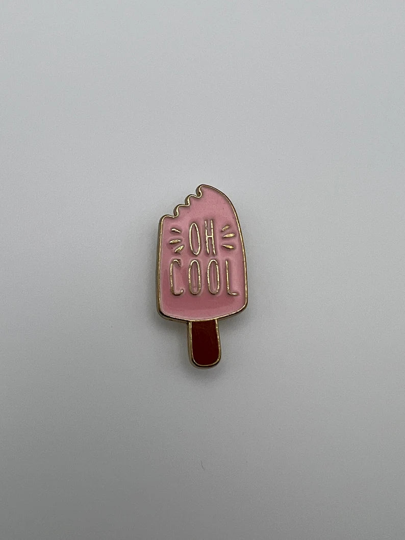 Enamel "Oh Cool" Popsicle Coverminder