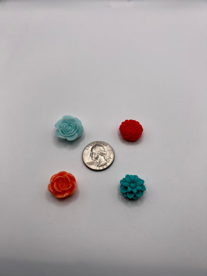 Cute Resin Flower Coverminders